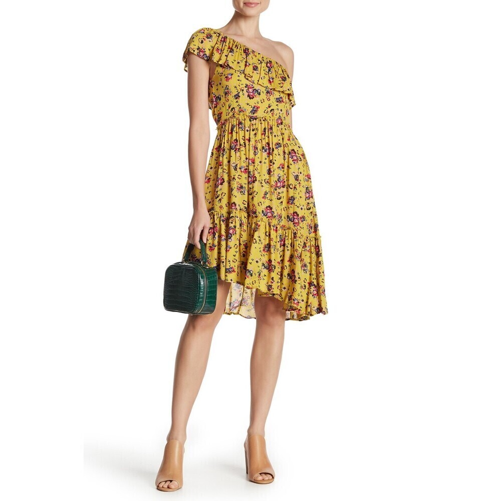 Banjara women's One Shoulder Summer Floral Dress Size M $165